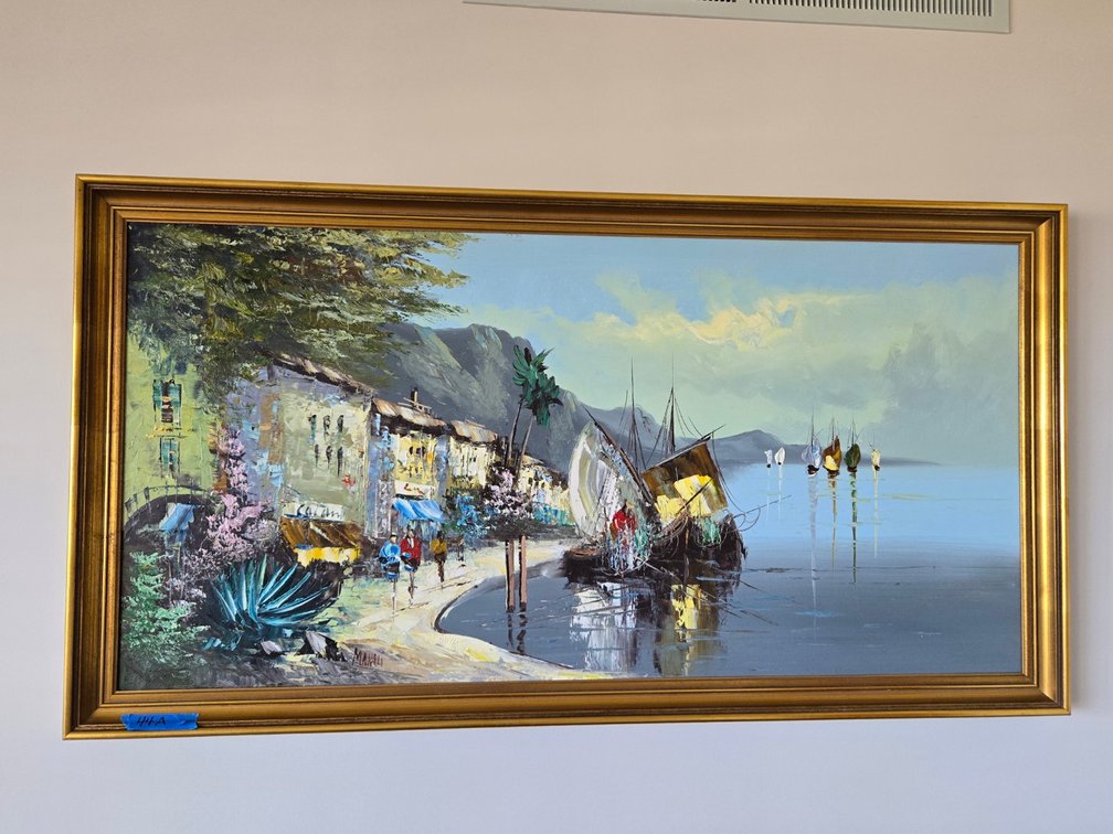 Nassau Waterfront Market Painting-LR