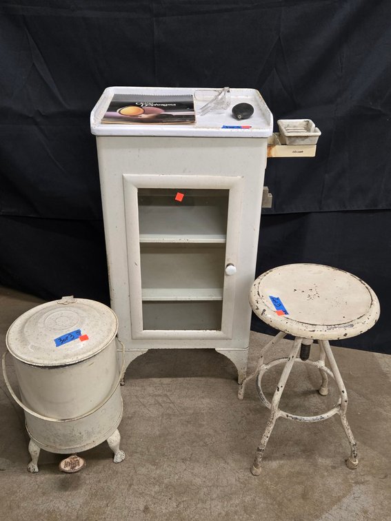 Vintage Work Station Cabinet-Central