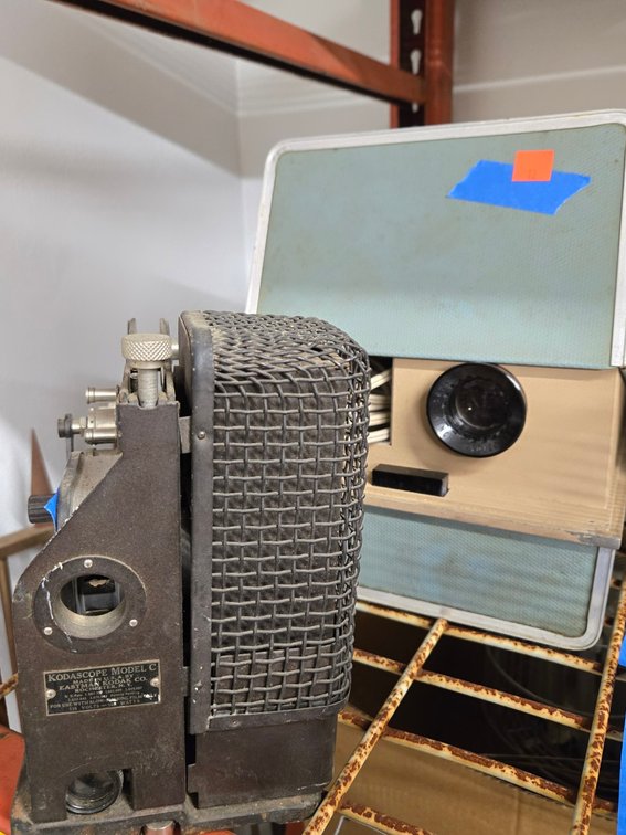 (2) Vintage Slide/Film Projectors-Light Rm
