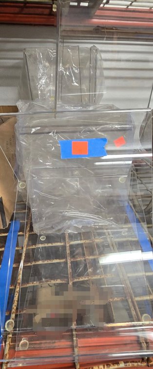 Clear Plexiglass Display Stands-Light Rm