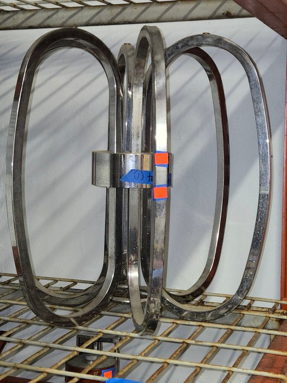 Chrome Table Base-Light Rm