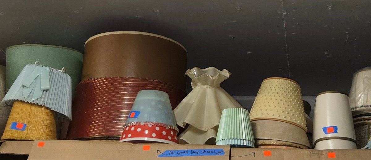 Ass't of Lamp Shades-Light Rm