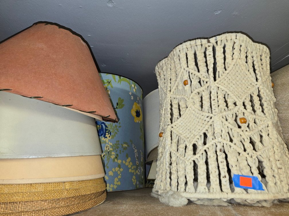 Ass't of Lamp Shades-Light Rm