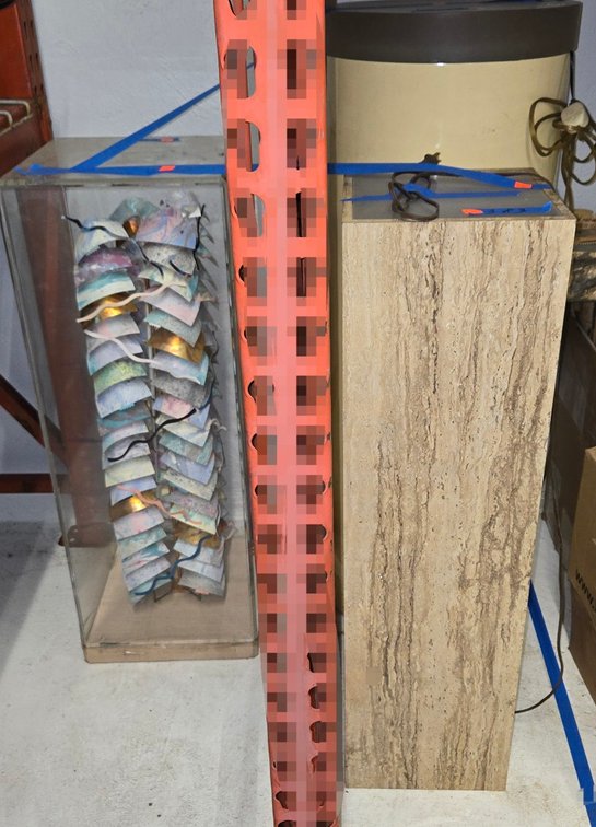 (3) Free Standing Lighting Displays-Light Rm