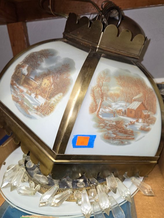 Box of Dining Room Lights-Light Rm