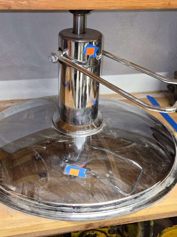 Base for a Barber Chair-Light Rm