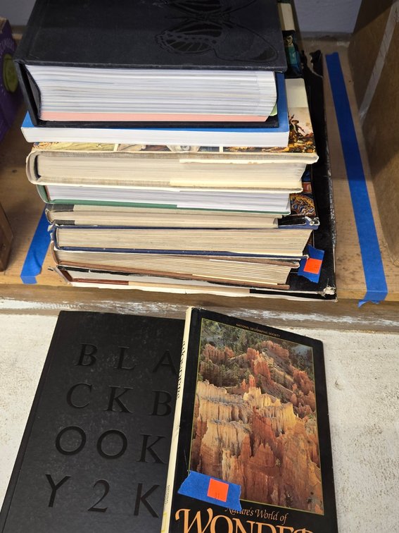 Lot of Old Books-Light Rm