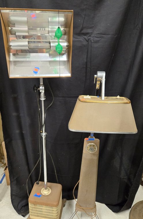 (2) Hanovia Lights-Light Rm
