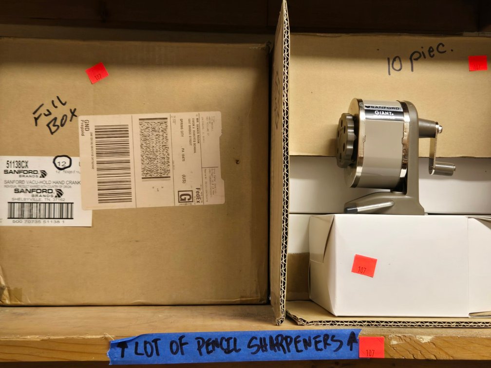 (2) Boxes New Stanford Pencil Sharpeners-Tool Rm