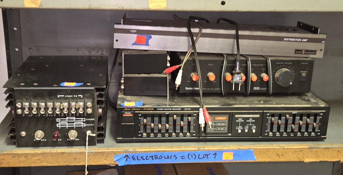 Lot of Electrical Equipment-Tool Rm