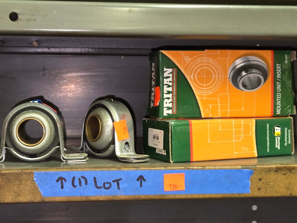 Lot of Tritan Pillow Block Bearings-Tool Rm