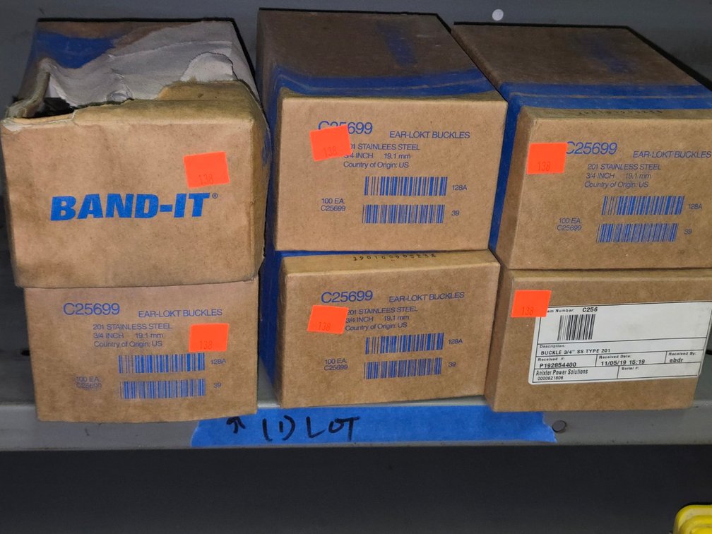 (6) Boxes Banding Straps-Tool Rm