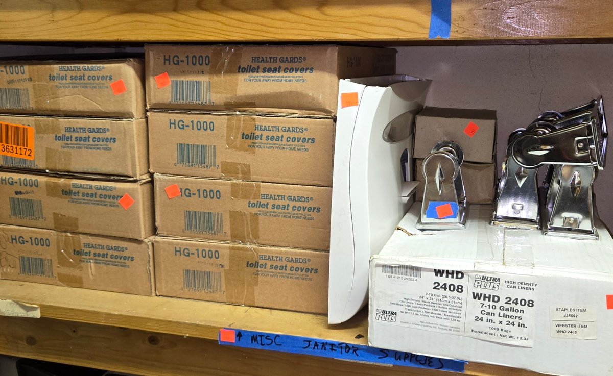Misc. Janitorial Supplies-Tool Rm