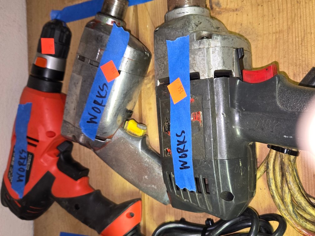 Lot of (3) Electric Drills-Tool Rm