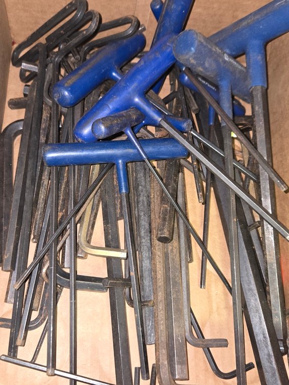 Box of Allen Wrenches-Tool Rm