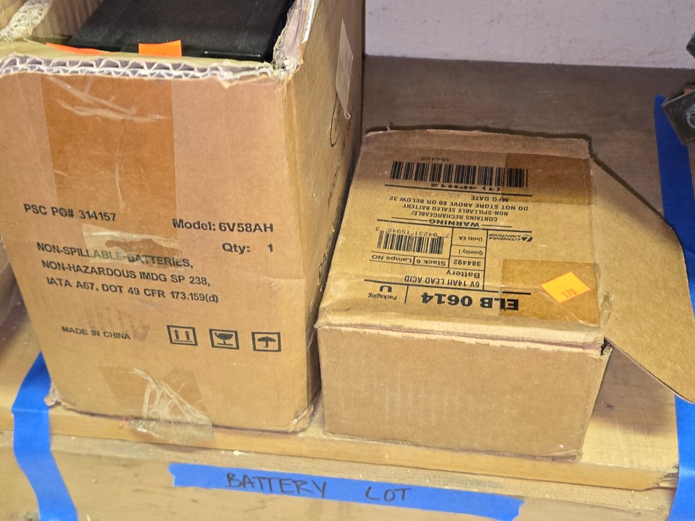 (2) Batteries-Tool Rm
