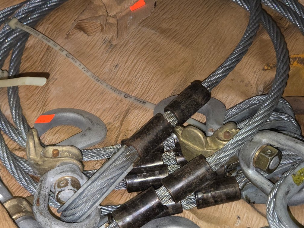 Box of Rigging Slings-Tool Rm