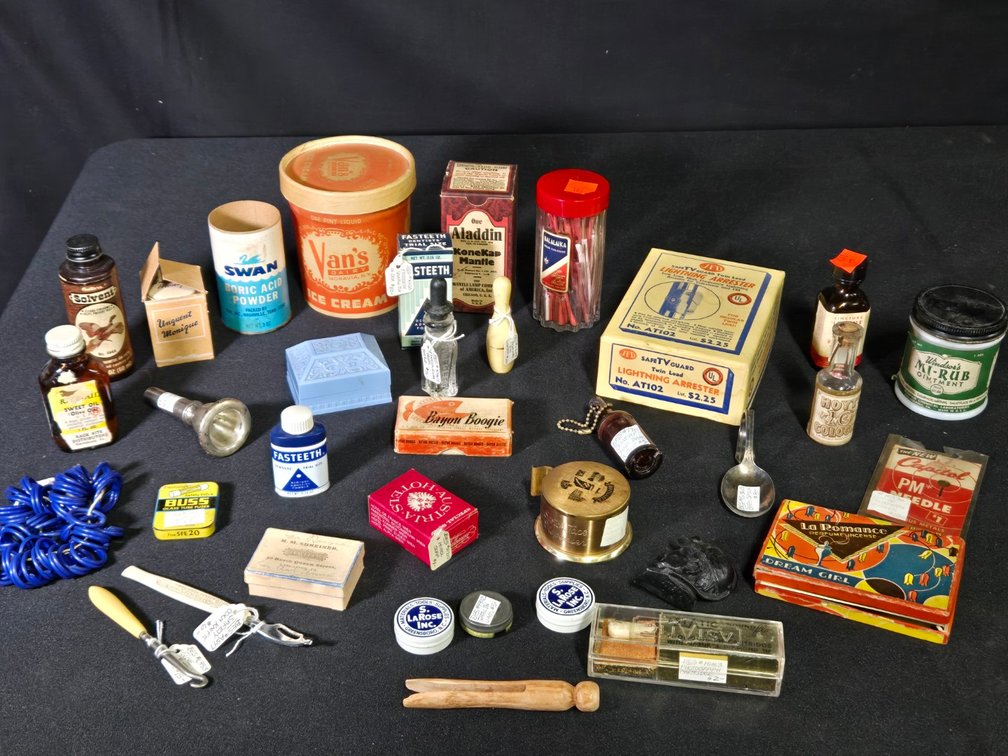 Box Lot Baby Spoon, Vintage Containers-Well Rm