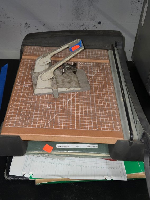 Paper Cutter, Staple Remover, Hole Punch-Well Rm