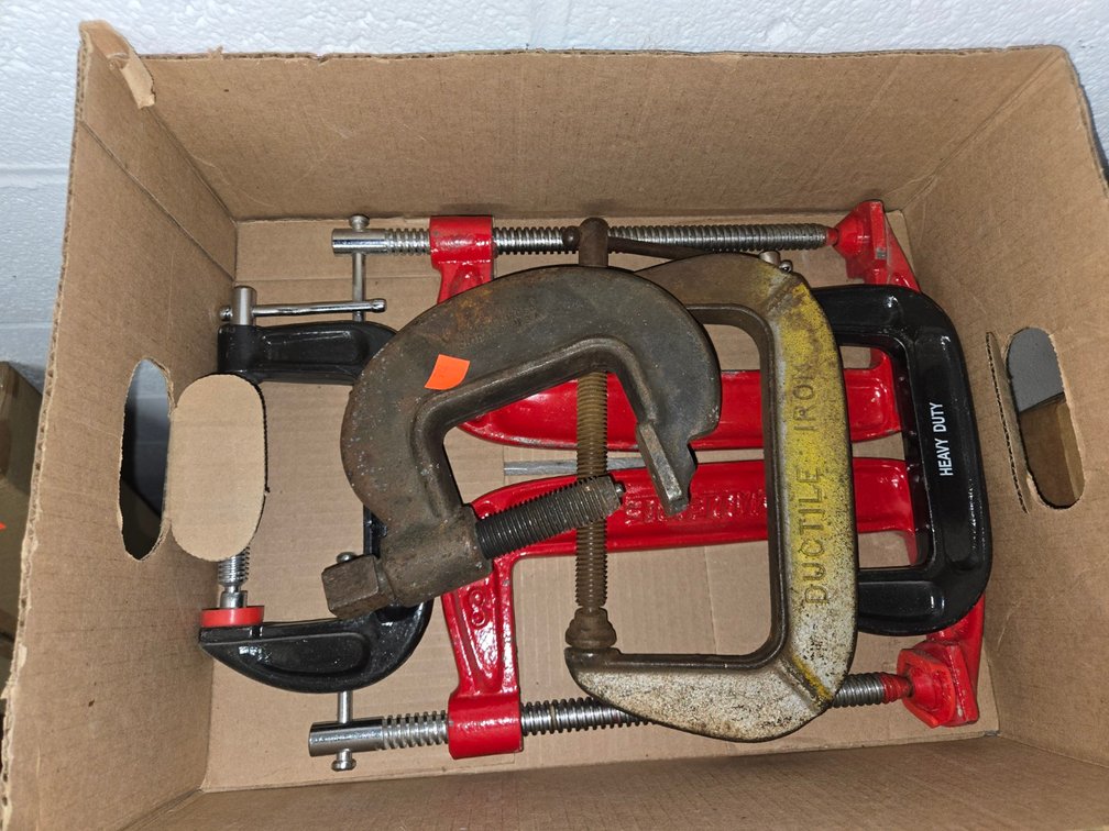Box of "C" Clamps-Well Rm