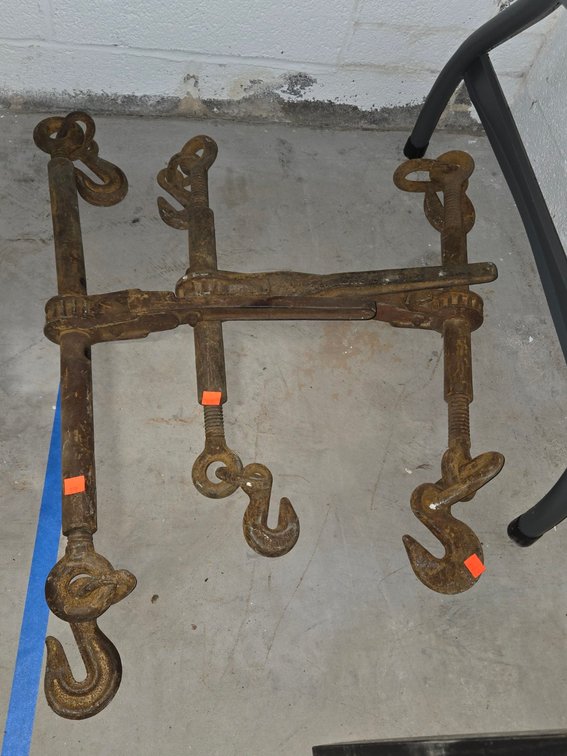(3) Ratchet Chain Binders-Well Rm