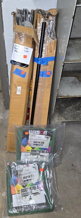 (2) Boxes Steel Poles for 6'x6' Frames-Well Rm