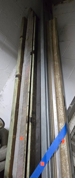 Lot of Metal and Wood Pieces-Well Rm