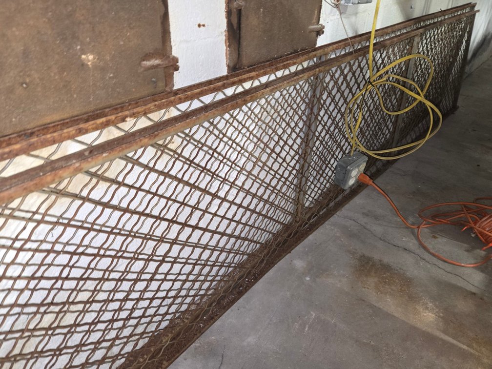 (2) Metal Fencing Security Fencing Sections-Well Rm