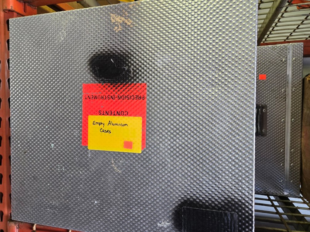 (3) Empty Aluminum Cases - Garage