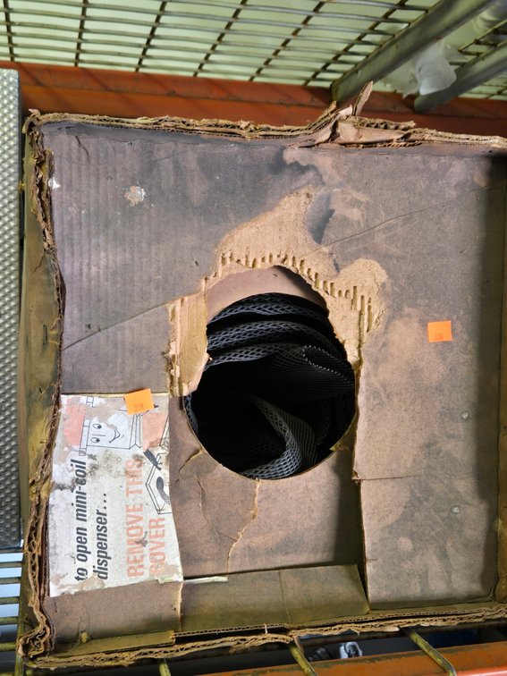 Box of Plastic Sheathing for Protection - Garage