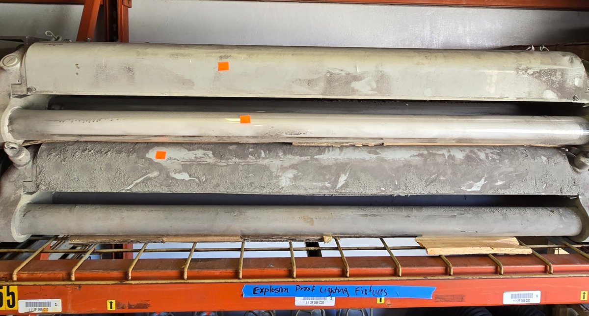 (8) Explosion-Proof Lighting Fixture, 52" Long-Gar