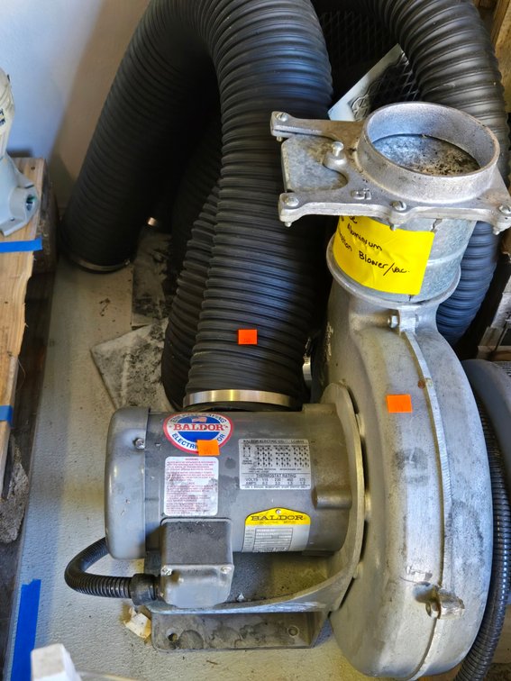 3-Phase Cast Aluminum Filtration Blower/Vac - Gar