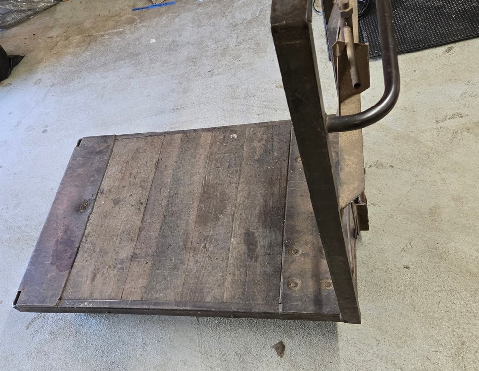 Antique Industrial Rolling Cart - Garage