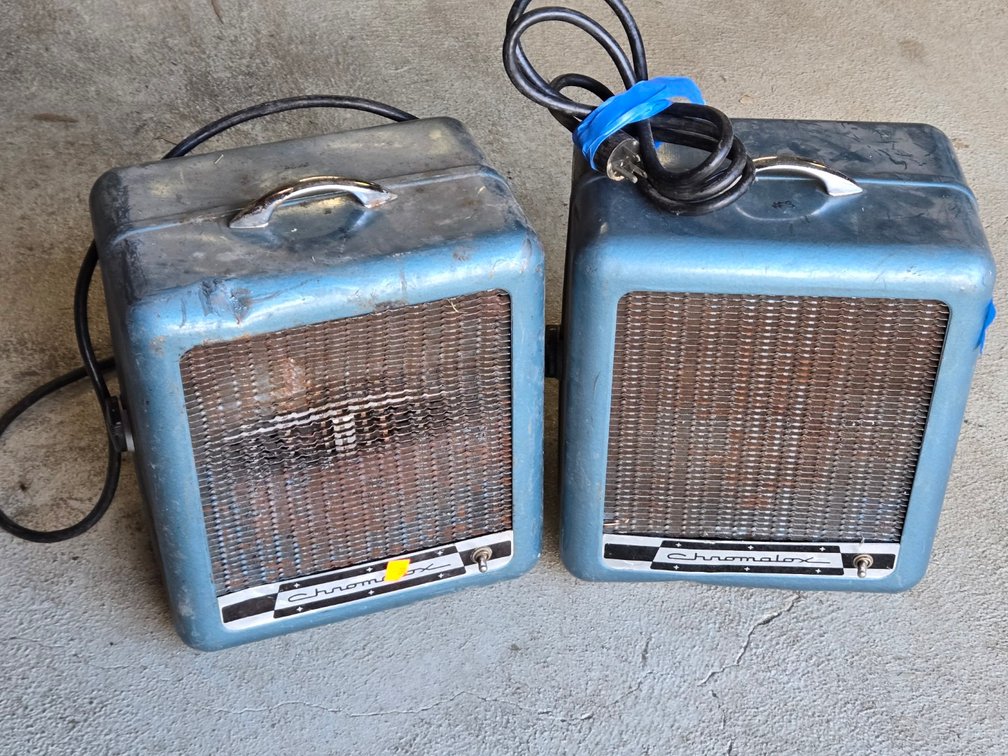 (2) Vtg. Chronalox Heaters - Garage