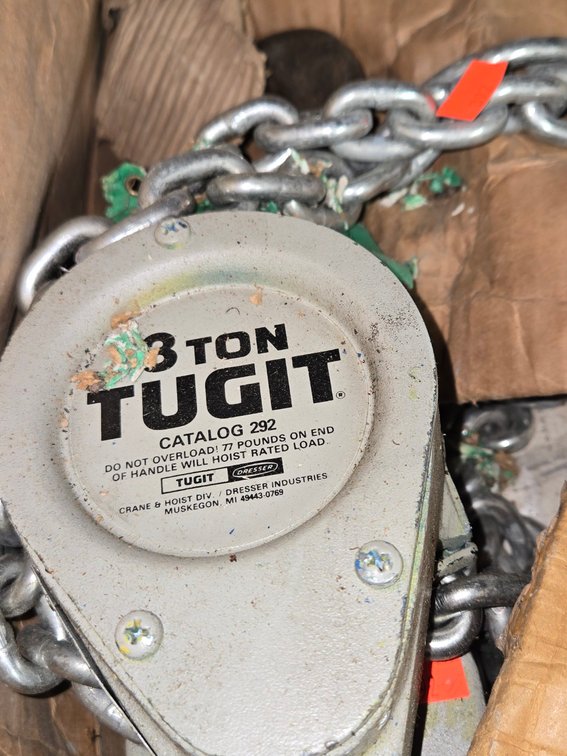 3-Ton Chain Come-a-Long by Tugit - Garage