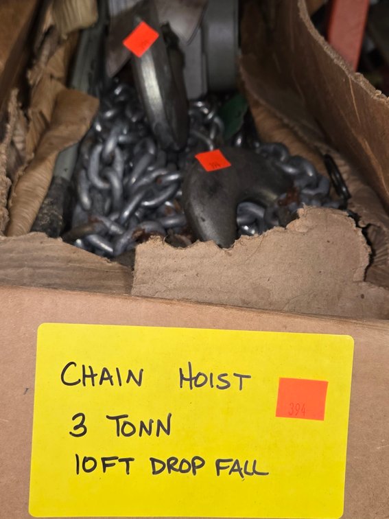 3-Ton Chain Hoist with 10' Drop by Tugit - Garage