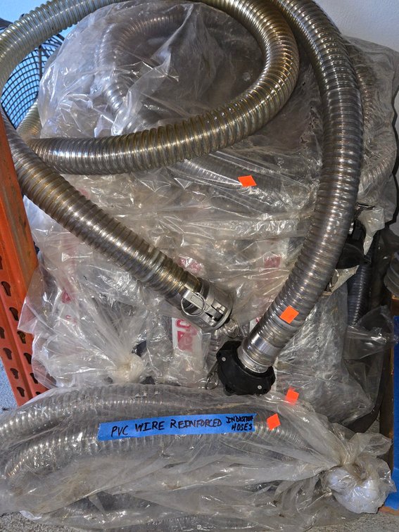 PVC Wire Reinforced Industrial Hose - Garage
