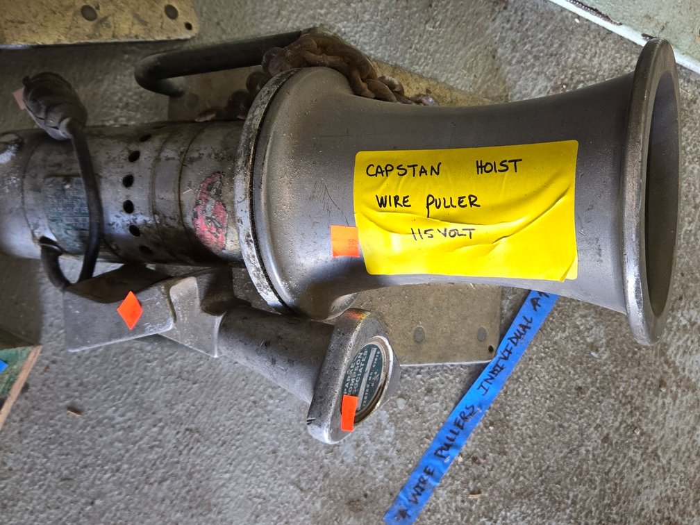 Capstan Hoist Wire Puller, 115V - Garage