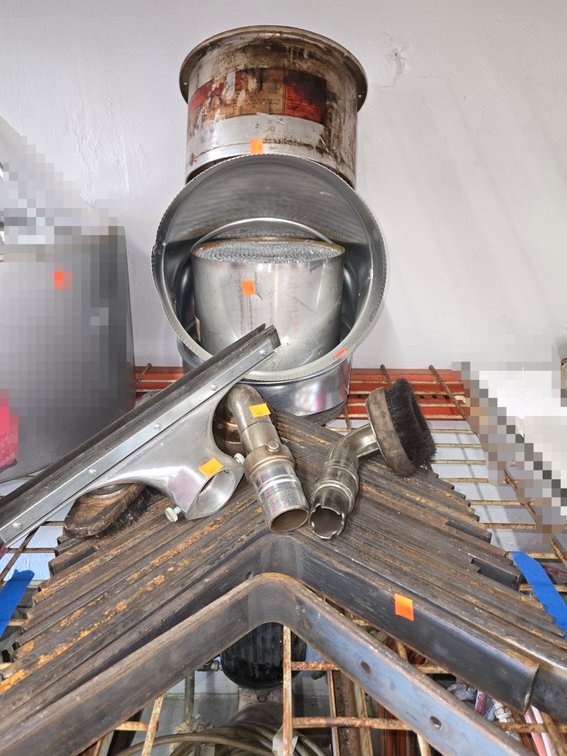 Misc. Steel Angles, Vacuum Attachments - Garage