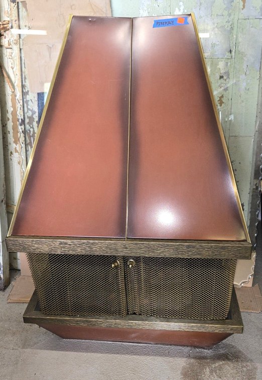 MCM Free-Standing Elec. Fireplace - Garage