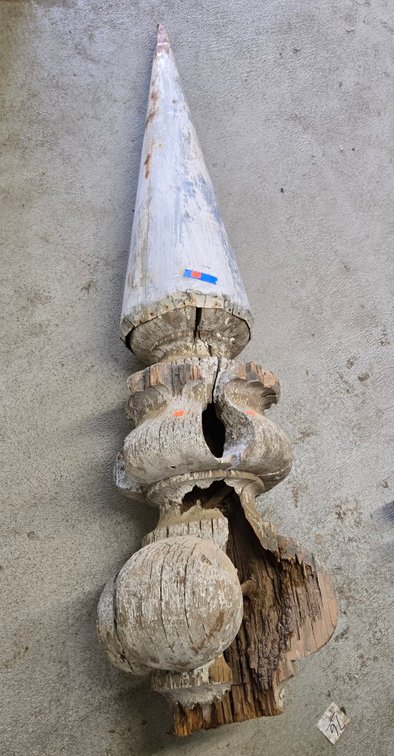 Antique Church Spire, 77" H x 17" - Garage