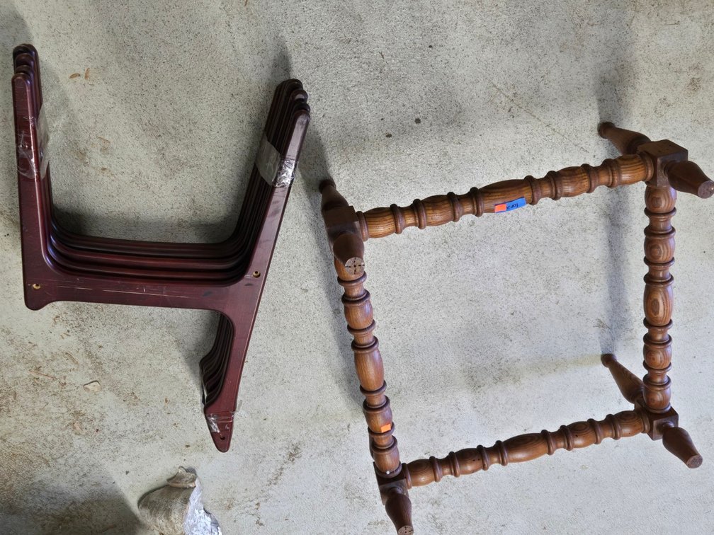(2) Table Bases - Garage
