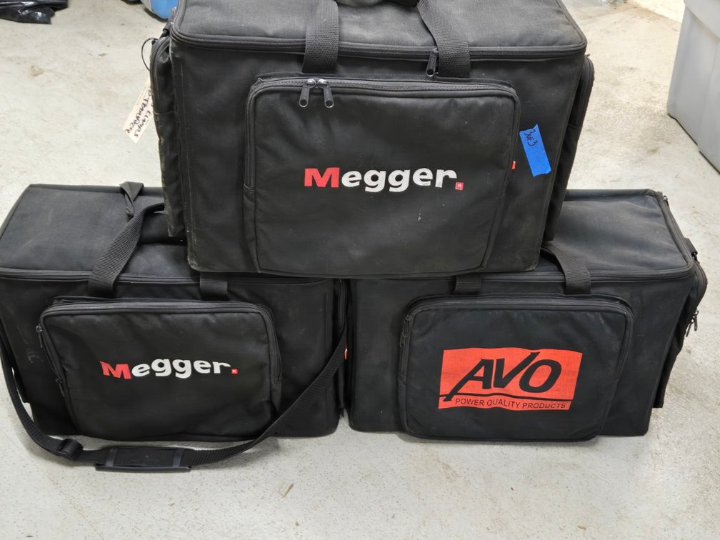(3) Empty Canvas Cases - Garage