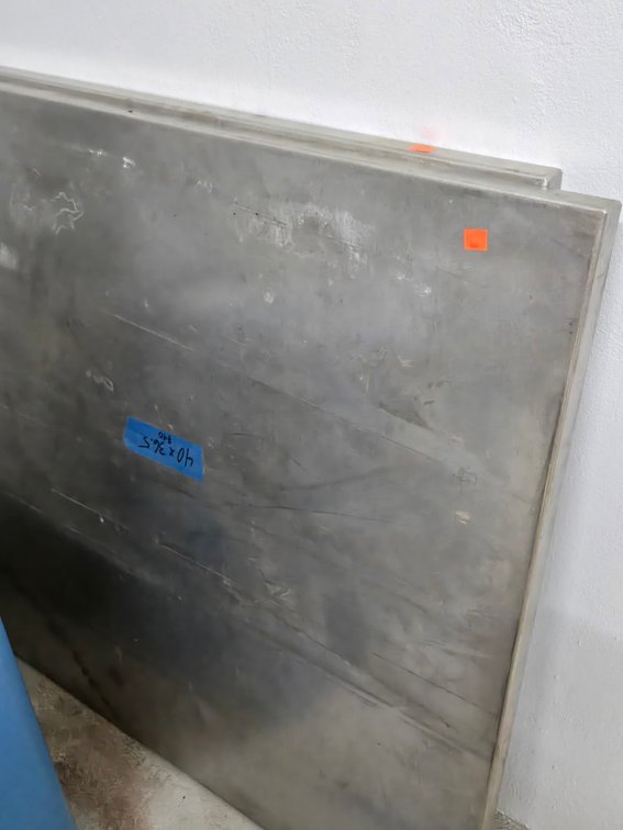 (2) Metal Tabletops - Garage