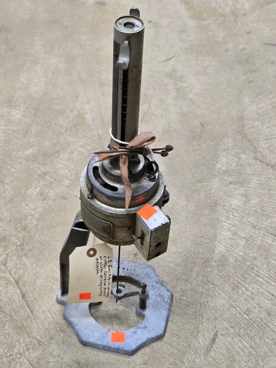 JD Gurry Mfg Universal Cutter/Driller for Clothing-Central Rm