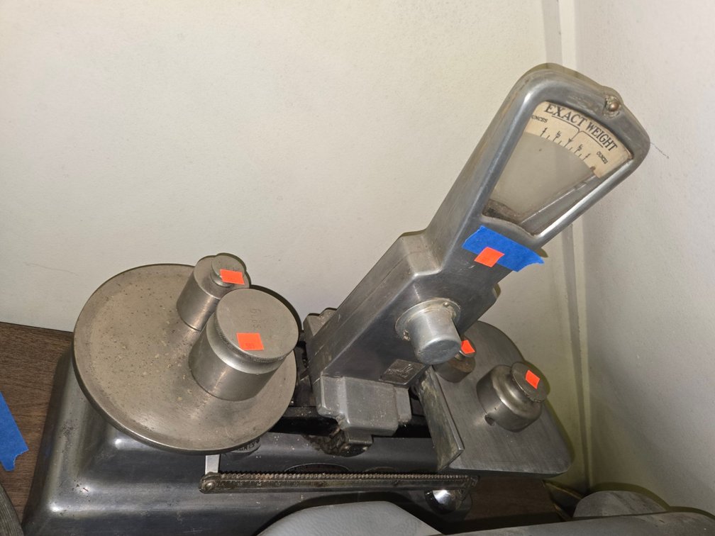 Vintage Exactweight Balance Scale-Stairwell