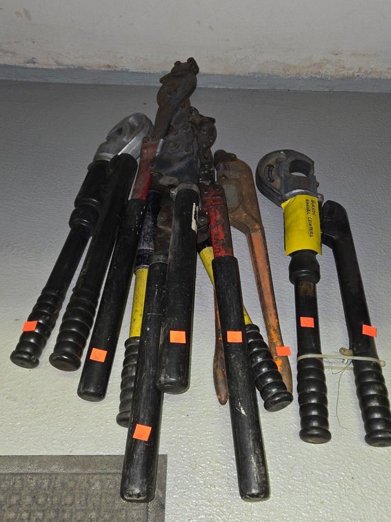 Lot Burndy Manual Hand Crimpers-Stairwell
