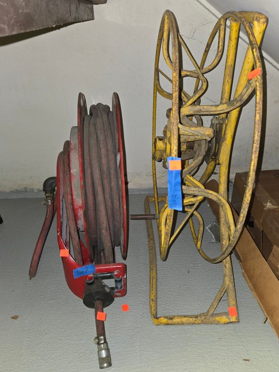 (2) Industrial Hose Reels-Stairwell