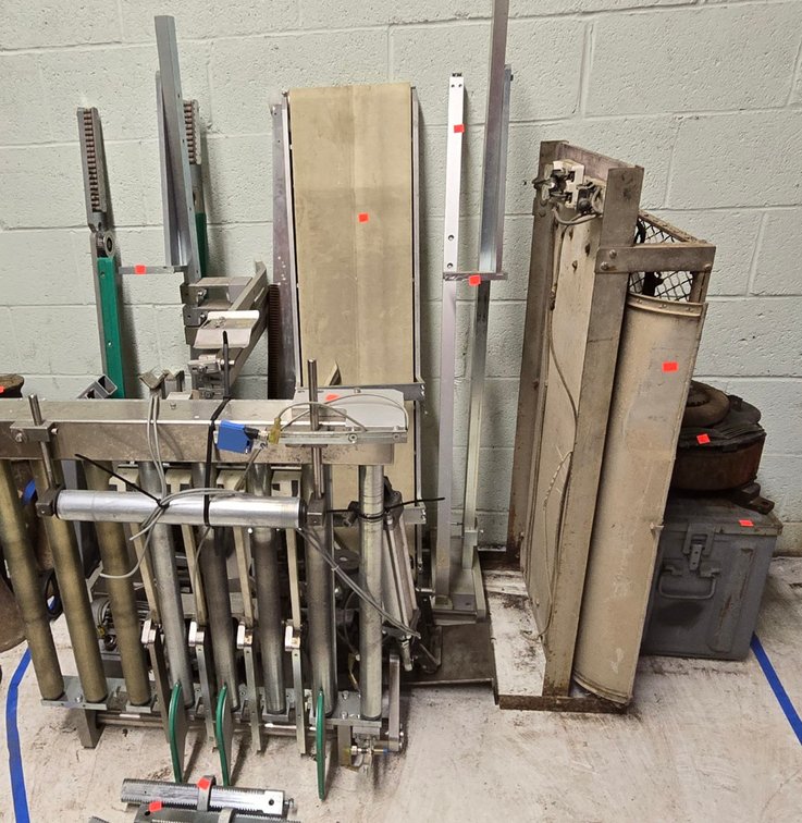 Lot of Industrial Motors, Parts & Pieces to Asst'd Machines-Central Rm (By Scrap Wood Lot)