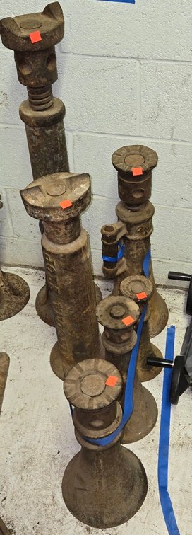 Various Size Bottle Jacks-Central Room (By Scrap Wood Lot)